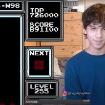 Adolescente de 16 anos revela o que acontece após a fase 225 do Tetris - Reprodu&ccedil;&atilde;o / YouTube