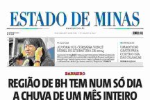 CONFIRA A CAPA DO ESTADO DE MINAS DO DIA 11/10/2024