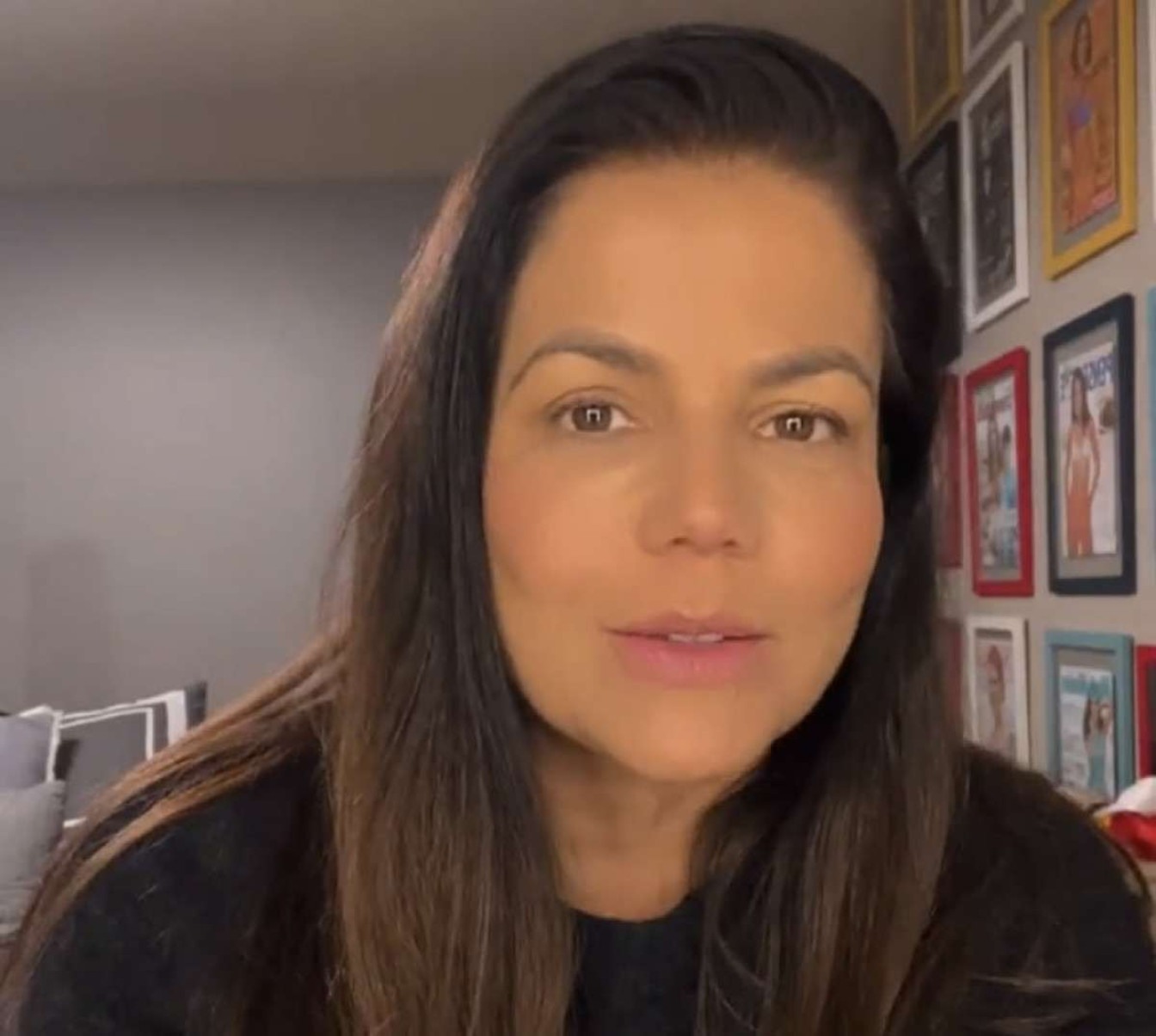 Atriz conta como preparou a casa na Flórida para chegada do Furacão Milton