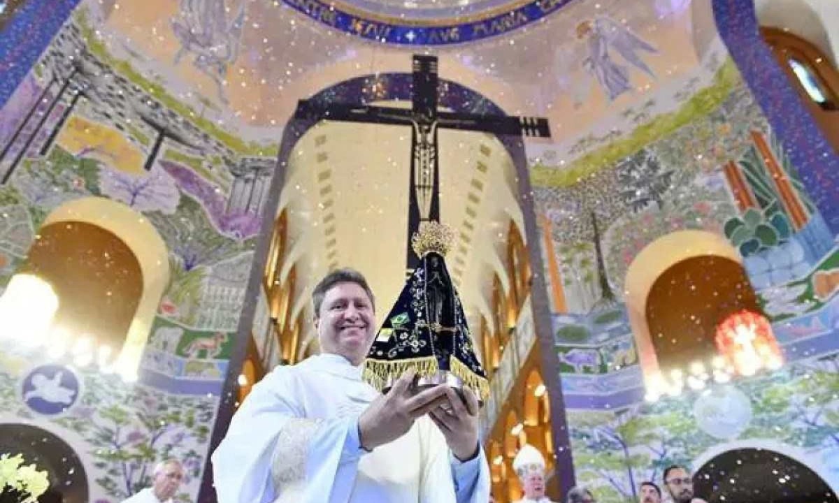 Basílica ainda fará um show de pirotecnia para comemorar o Dia da Padroeira  -  (crédito: Thiago Leon / Divulgação / Santuário Nacional de Aparecida)