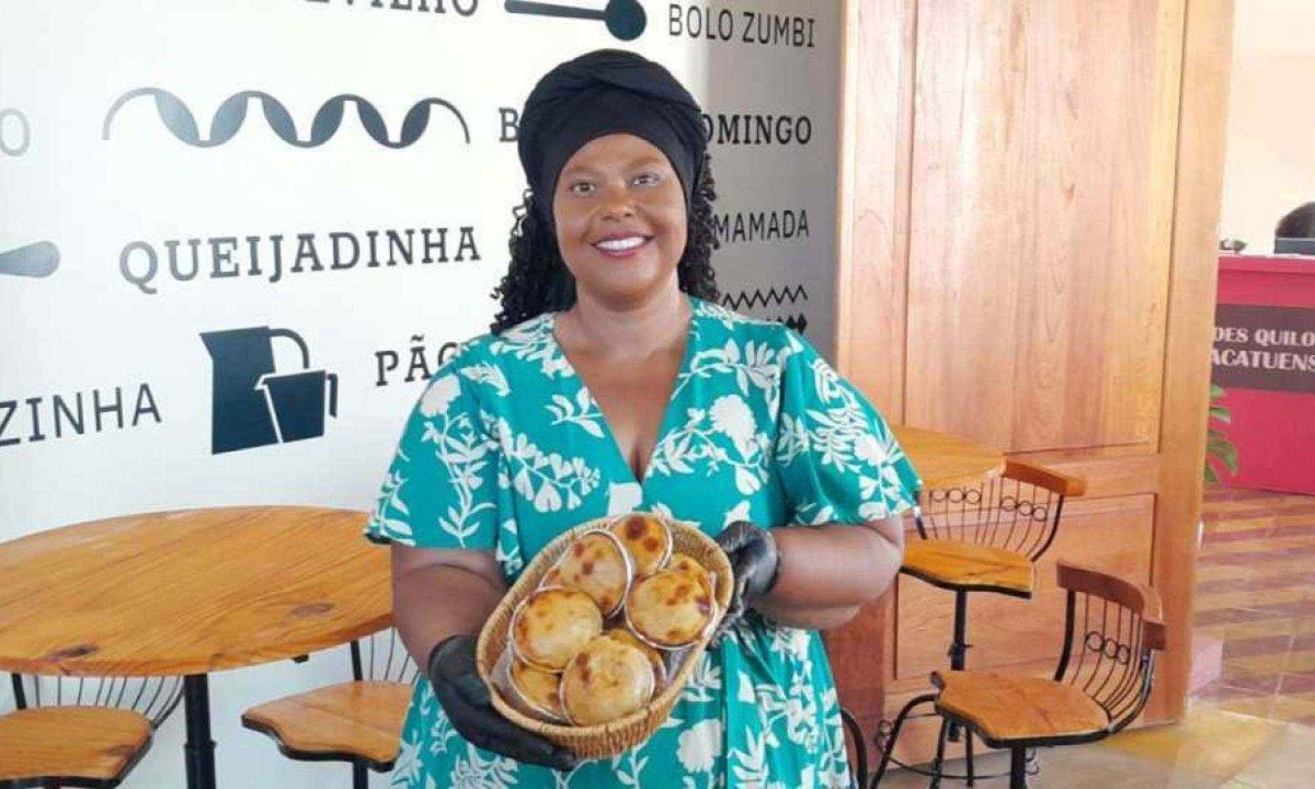 Vânia Borges é conhecida pelas empadas de capa fina -  (crédito: Gustavo Werneck/EM/D.A Press)