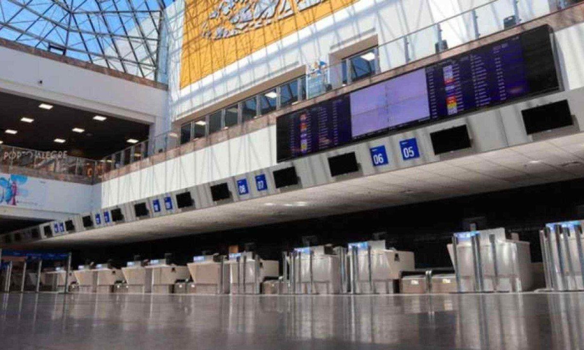 Embarque e desembarque serão retomados no aeroporto Salgado Filho  -  (crédito: Divulgação/Fraport)