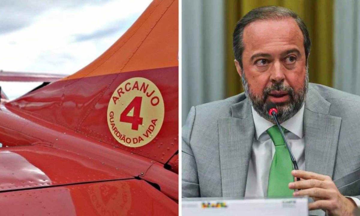 Alexandre Silveira lamenta morte em queda de helicóptero dos Bombeiros -  (crédito: CBMMG / Agência Brasil)