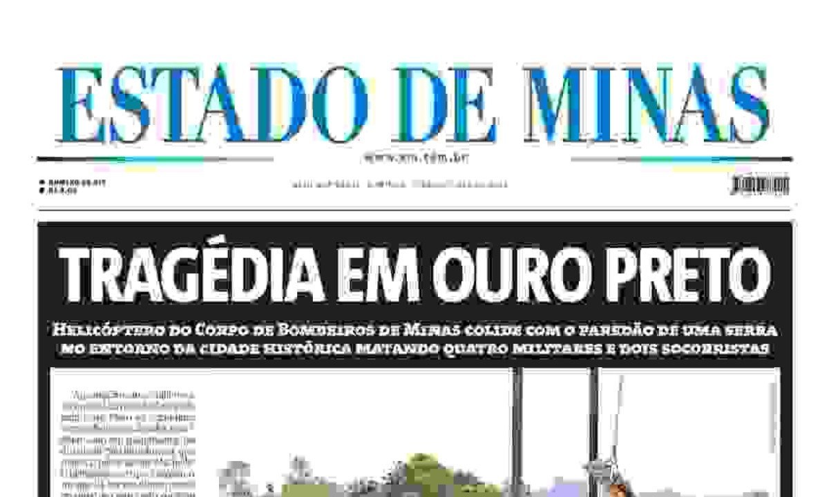 Confira a capa do Estado de Minas do dia 13/10/2024 -  (crédito: Estado de Minas)