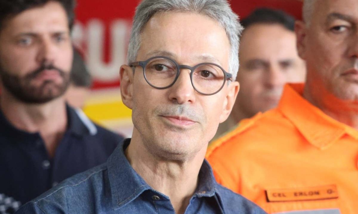 Zema diz que modelo de c&acirc;meras em policiais militares necessita de ajustes -  (crédito: Marcos Vieira/EM/D.A Press)