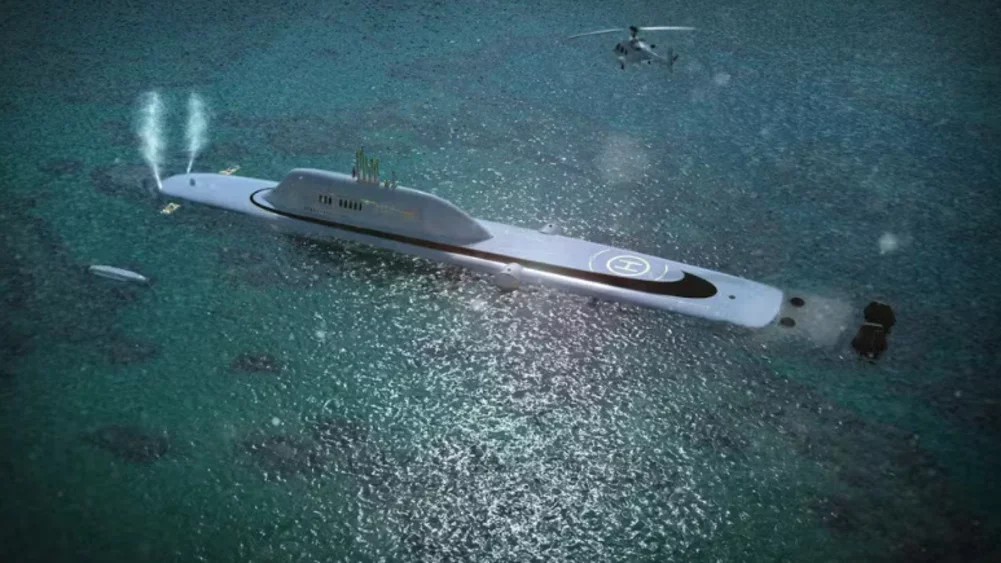 Iate submersível: conheça o novo veículo de desejo dos bilionários - Divulgação Migaloo