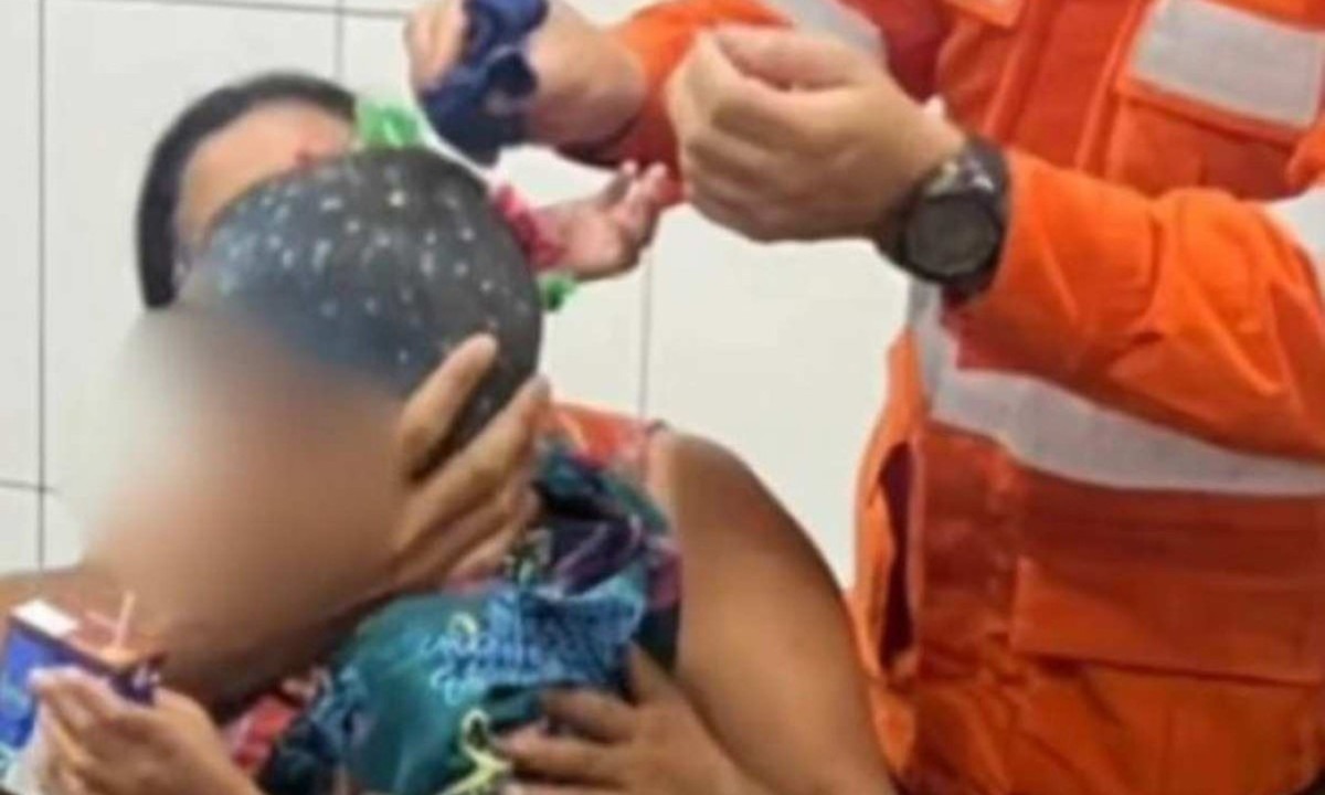 Uma criança precisou ser atendida pelo Corpo de Bombeiros após participar do 