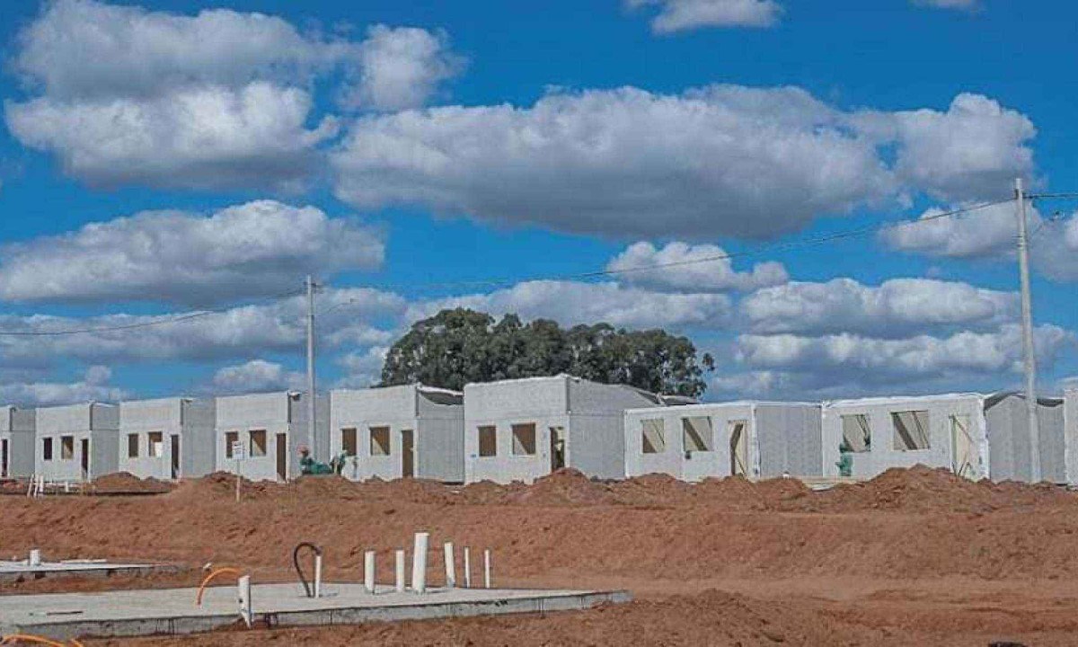 Tecnologia LWF se baseia no uso de frames de madeira -  (crédito: Hauss / Divulga&ccedil;&atilde;o)