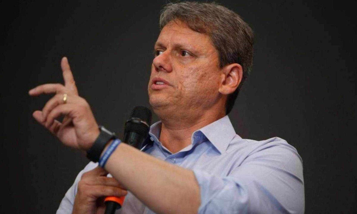 Tarc&iacute;sio: 'Tive um grande apre&ccedil;o da popula&ccedil;&atilde;o de S&atilde;o Paulo que me acolheu, e n&oacute;s temos projetos muito interessantes para entregar em 2028, 2029, 2030' -  (crédito: Miguel Schincariol / AFP)