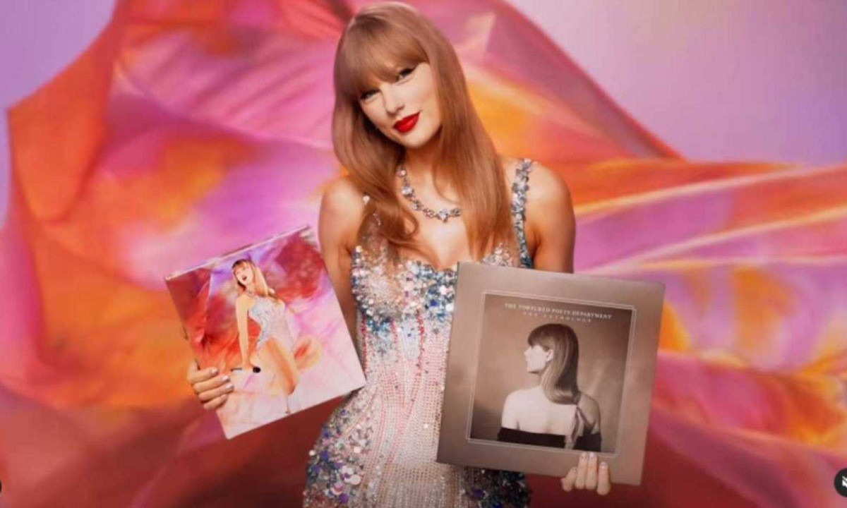 Taylor Swift mostra seu livro de memórias da 'The Eras Tour' e nova versão do 'The Tortured Poets Department: The Anthology' -  (crédito: Instagram / Taylor Swift)