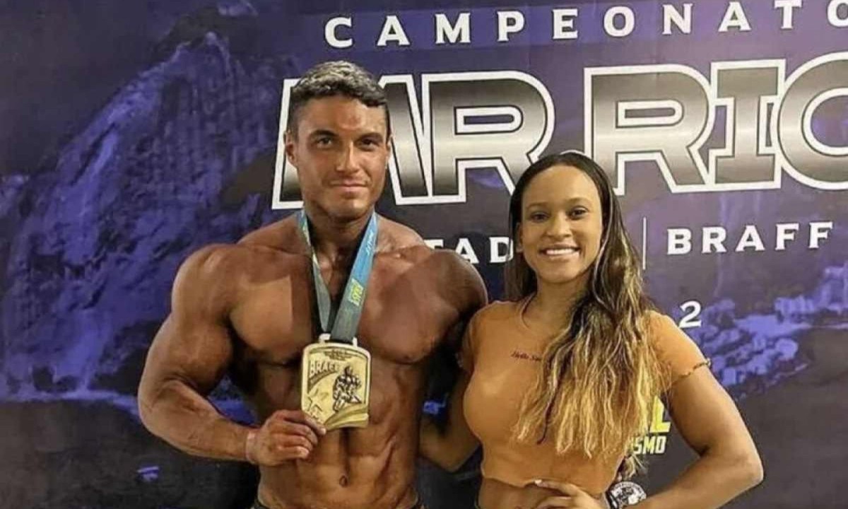 Luiz Cleiton e Rebeca Andrade namoraram até fevereiro deste ano -  (crédito: Redes sociais/Reprodução)