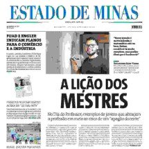 Confira a capa do Estado de Minas do dia 15/10/2024 - Capa do Estado de Minas