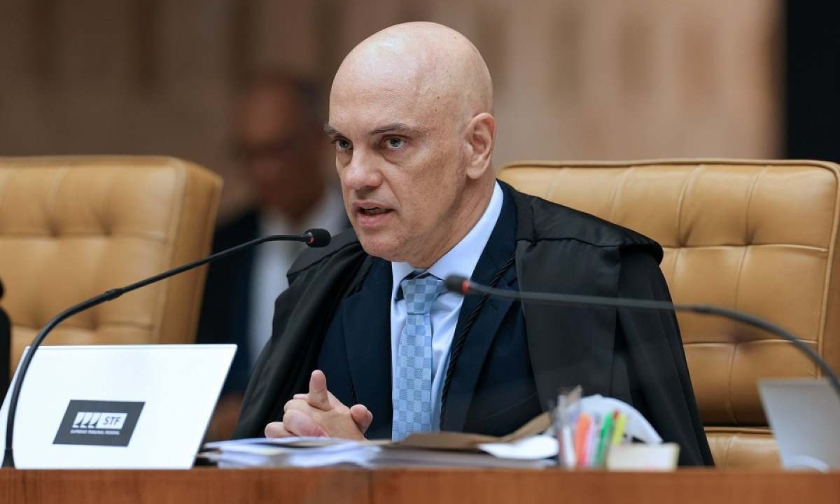 O ministro Alexandre de Moraes, relator dos processos, encaminhou pedidos de deportação de 63 golpistas -  (crédito: Rosinei Coutinho/STF)