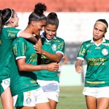  Partida entre Palmeiras e Santos, v..lida pela d..cima rodada do Campeonato  Brasileiro Feminino, no Est..dio Jayme Cintra, em Jundia..-SP. (Foto: Fabio Menotti/Palmeiras/by Canon)
     -  (crédito:  FABIO MENOTTI)