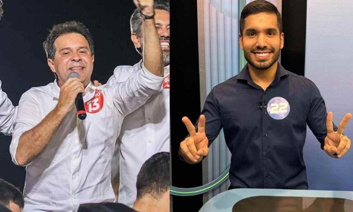 Evandro Leitão (PT) e André Fernandes (PL) disputam o segundo turno em Fortaleza -  (crédito: Evandro Leitão/Divulgação/André Fernandes/Divulgação)