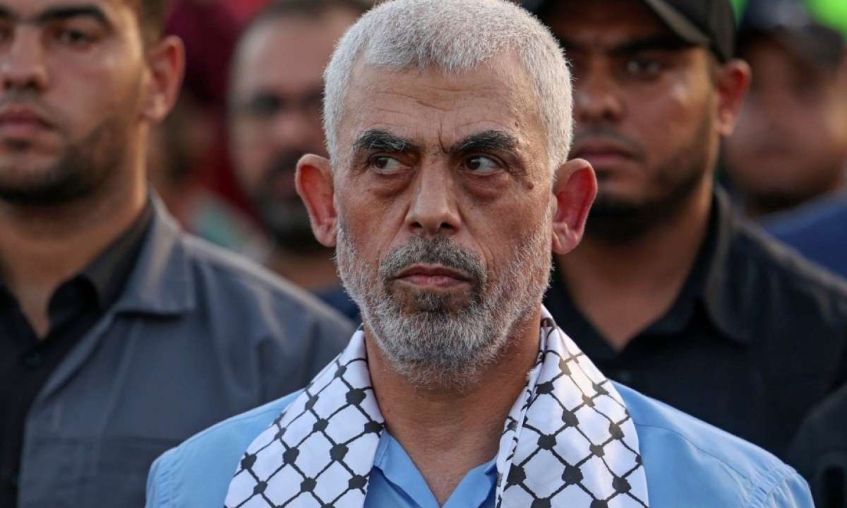 Yahya Sinwar, o líder do Hamas -  (crédito: MAHMUD HAMS / AFP)
