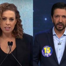 Jornalista alfineta Nunes, que faltou a debate: 'Não encontrou um horário' - Folha/UOL/Rede TV e Band