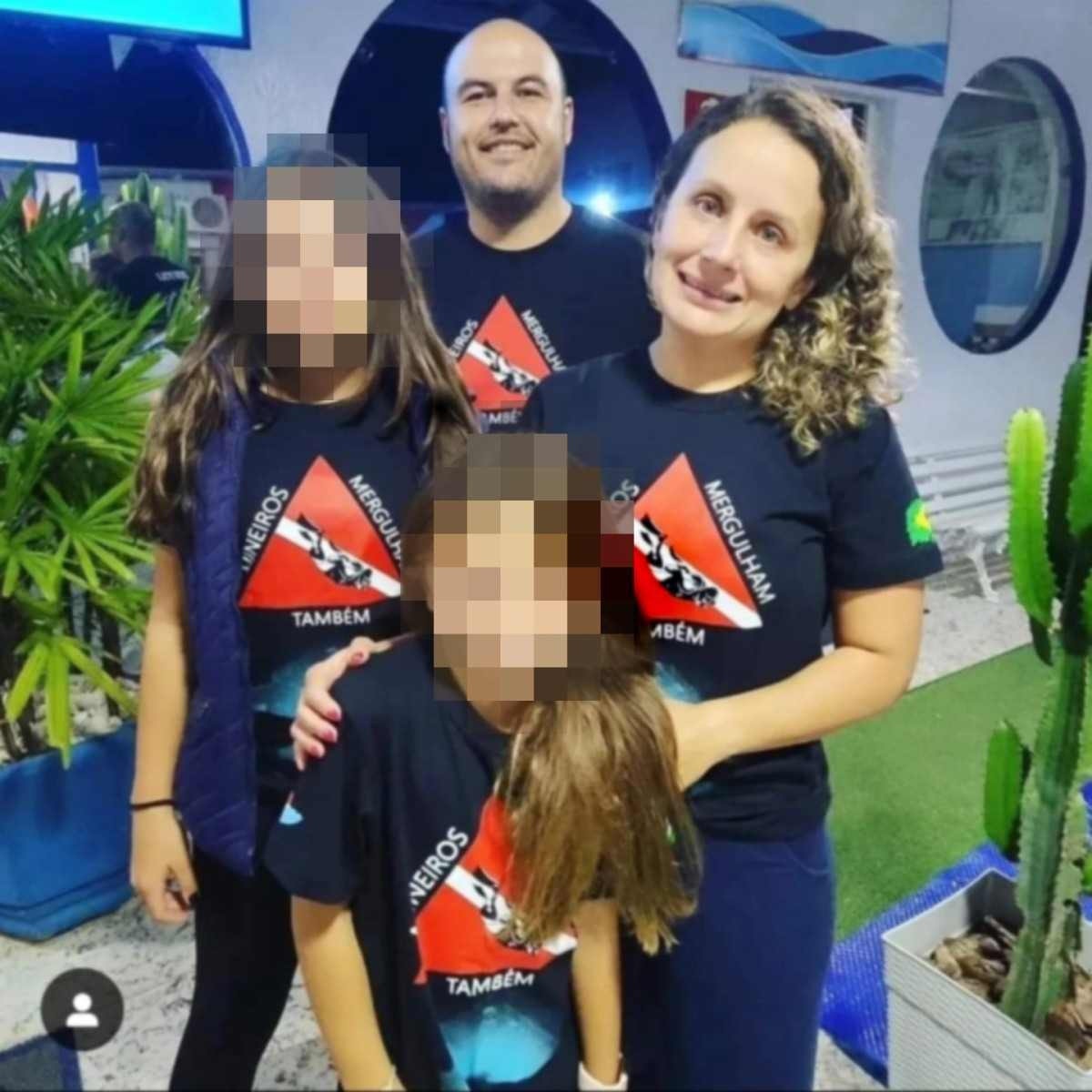 Bruno deixa a esposa e duas filhas