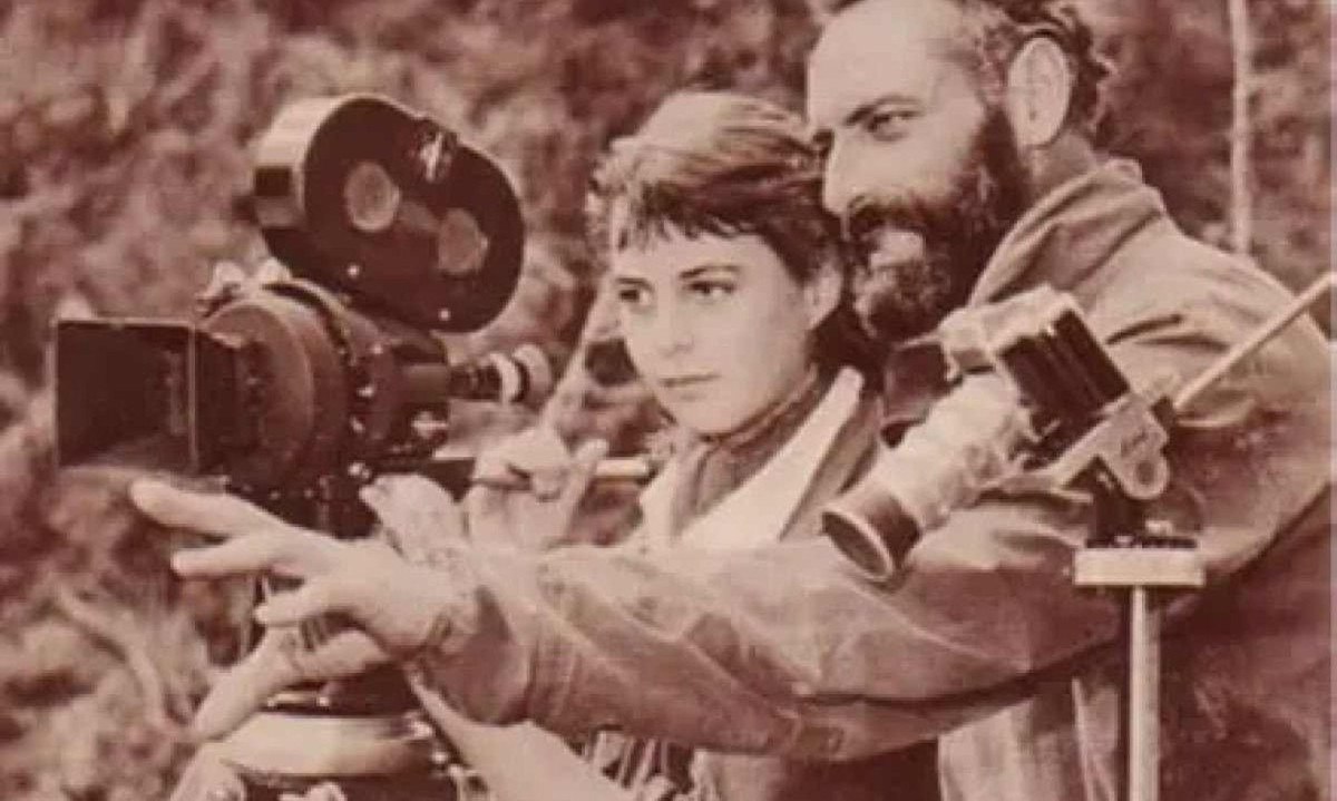 O alemão Hans Ertl, cinegrafista admirado por oficiais nazistas, e Monika, sua filha preferida, que entrou numa organização terrorista de esquerda e foi assassinada em La Paz -  (crédito: Coleção família Ertl/Divulgação)