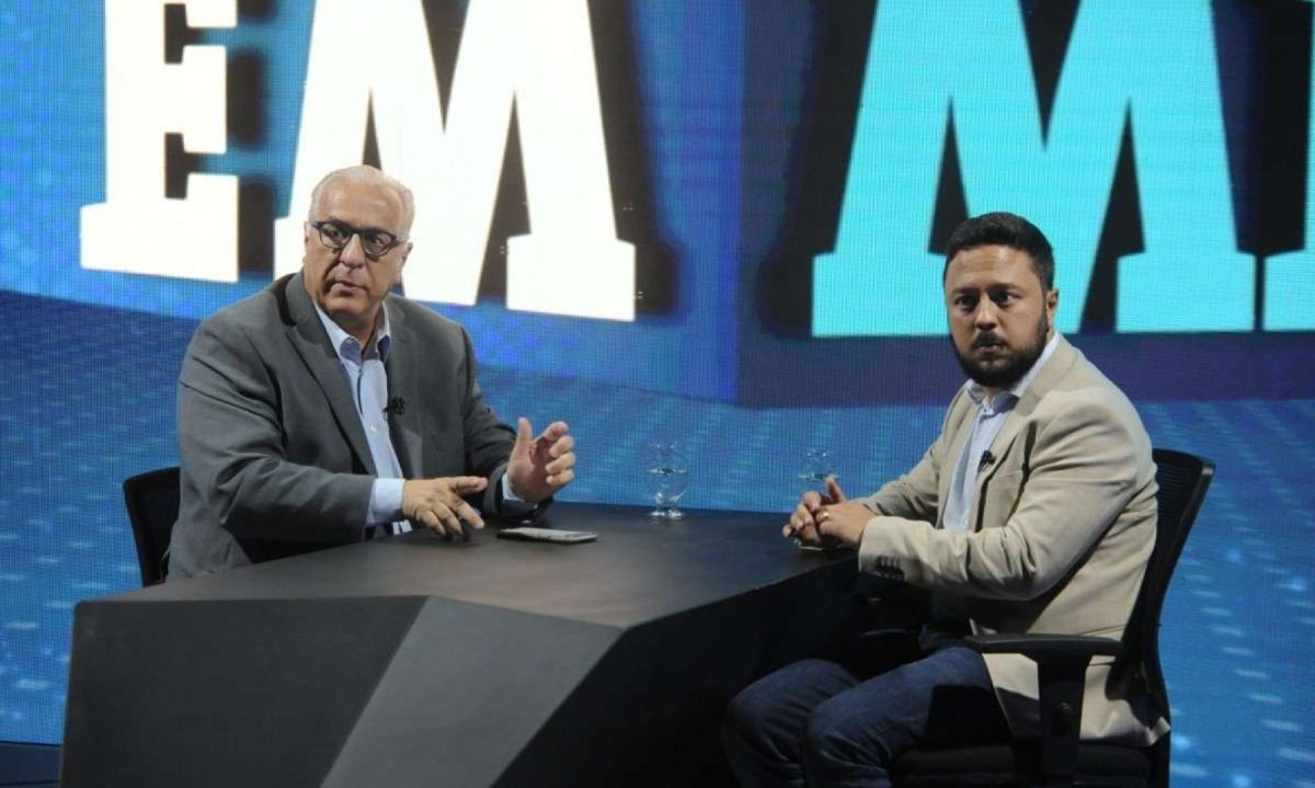 Prefeito de Nova Lima, João Marcelo, fala sobre mineração em entrevista ao EM Minas  -  (crédito: Alexandre Guzanshe/EM/D.A Press)