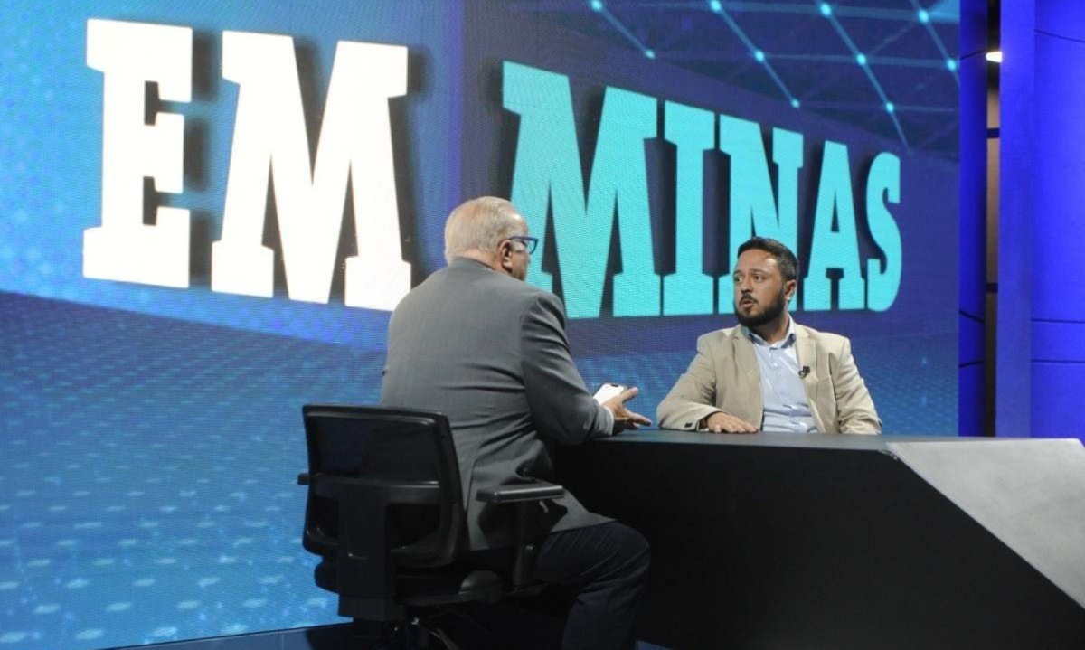 O prefeito de Nova Lima, João Marcelo, fala sobre o apoio a Fuad Noman -  (crédito: Alexandre Guzanshe/EM/D.A Press)