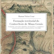 capa do livro "FORMAÇÃO TERRITORIAL DO CENTRO-OESTE DE MINAS GERAIS"