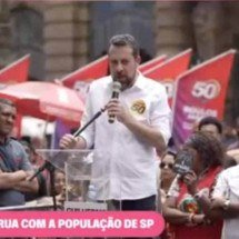 Em debate de rua, Boulos chama Nunes de 'fantoche, pau mandado e laranja' - Reprodu&ccedil;&atilde;o/Instagram