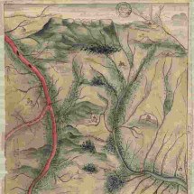 MAPA DE 1714, COM DETALHE DA LOCALIZAÇÃO DA VILA DO PRÍNCIPE (ATUAL SERRO), DAS MINAS DO OURO DE SÃO PAULO E A COSTA QUE LHE PERTENCE