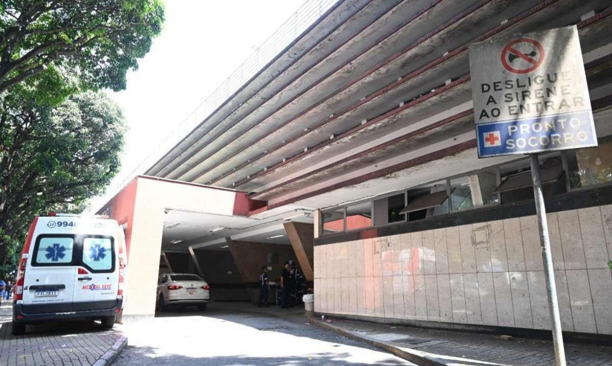 Homem morreu no Hospital Jo&atilde;o XXIII -  (crédito: Leandro Couri/EM/D.A. Press)