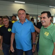 Bolsonaro chega em Belo Horizonte para campanha de Engler - Gladyston Rodrigues/EM/D.A.Press