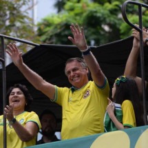 Veja fotos da visita de Bolsonaro a BH - Túlio Santos/EM/D.A Press