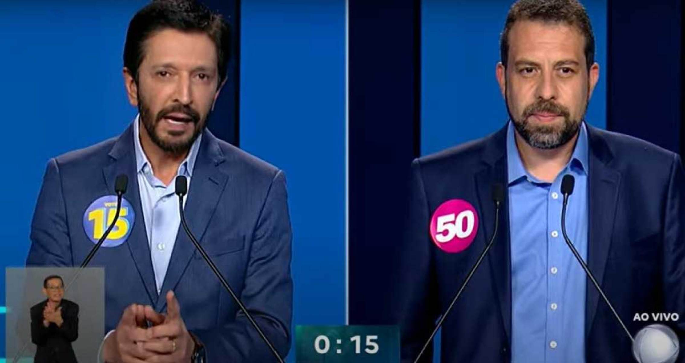 Nunes e Boulos trocam ataques em novo debate da Record