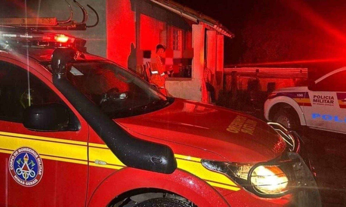 Grupo se perdeu em uma trilha na Serra da Pimenta, no Sul de Minas -  (crédito: CBMMG)