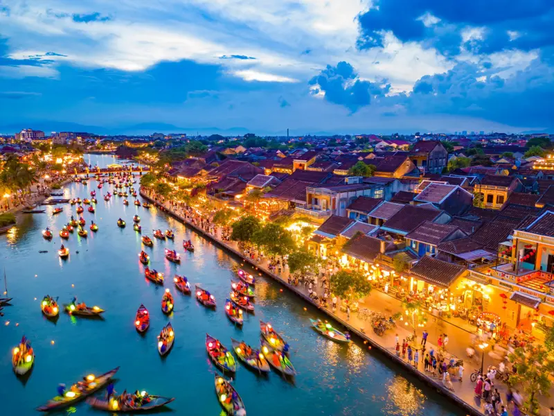 A cidade ancestral de Hoi An é uma grande atração turística no país -  (crédito: Getty Images)