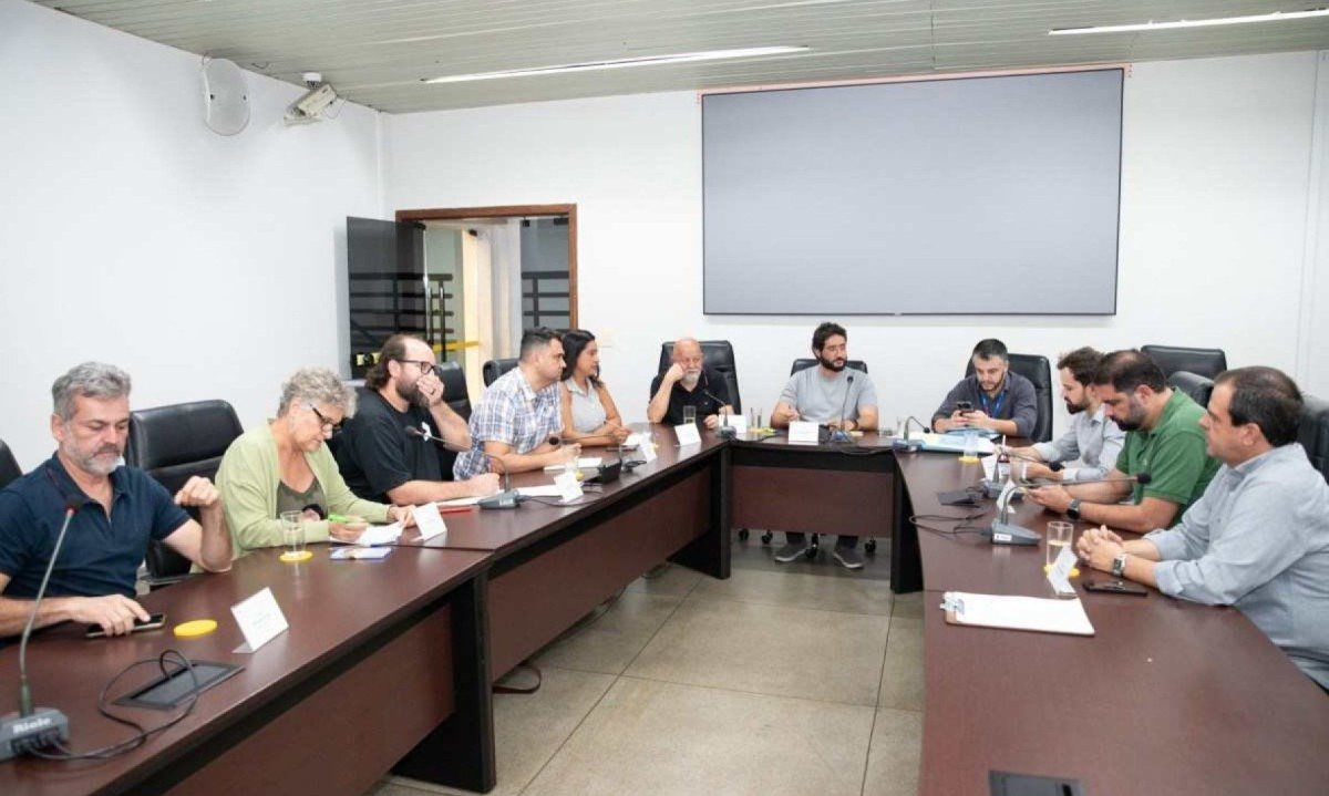 Colégio de líderes da CMBH se reúne para discutir prioridades de votação antes do fim desta legislatura -  (crédito: Abraão Bruck/CMBH)