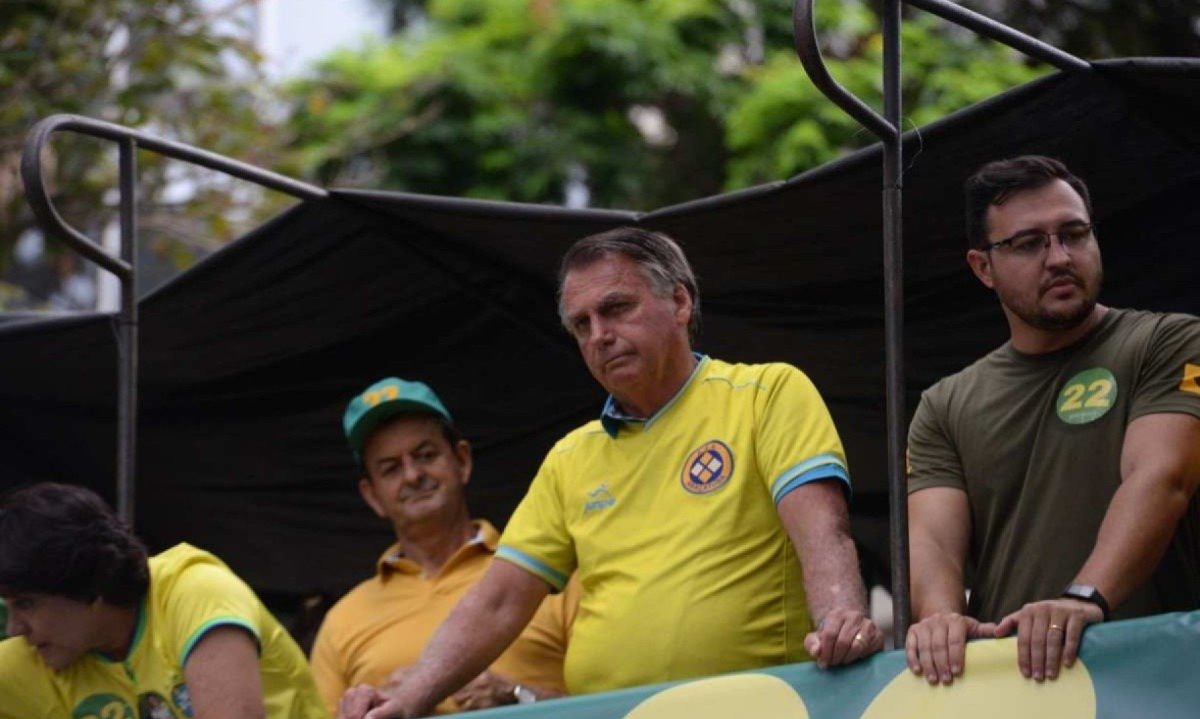 Presidente Jair Bolsonaro pediu ao Supremo Tribunal Federal que ele pudesse voltar a ter contato com aliados; pedido foi negado por unanimidade -  (crédito: Túlio Santos/EM/D.A Press)