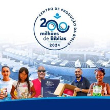 Organização imprime Bíblia de número 200 milhões - SBB/ Divulgação