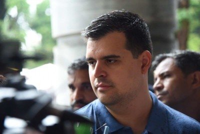 Bruno Engler é candidato à Prefeitura de Belo Horizonte e tem apoio do ex-presidente Jair Bolsonaro -  (crédito: Gladyston Rodrigues/EM/D.A Press)