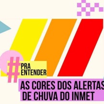 Alerta de chuva amarelo, laranja e vermelho: entenda as cores do Inmet