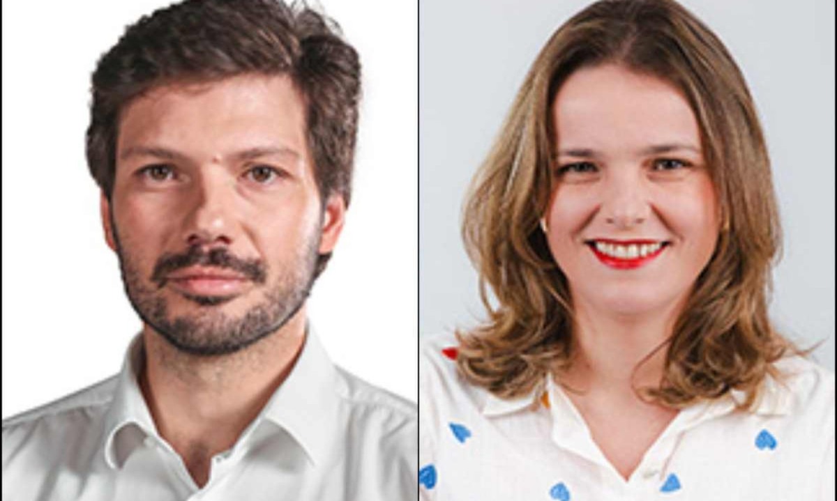 Tiago Amaral (PSD) e Professora Maria Tereza (PP) disputam o pleito em Londrina -  (crédito: Reprodução/TSE)