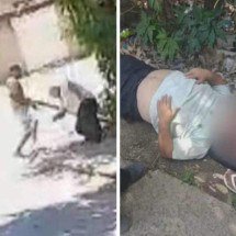 Motorista de ônibus desmaia ao levar paulada de passageiro - reprodução/dailymotion