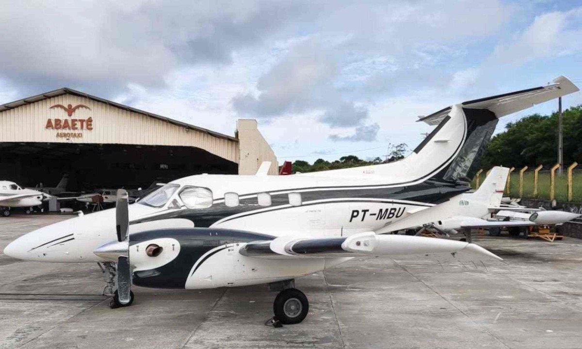 Aeronave registrada no hangar da Abaeté Taxi Aéreo, na Bahia -  (crédito: Jetphotos)