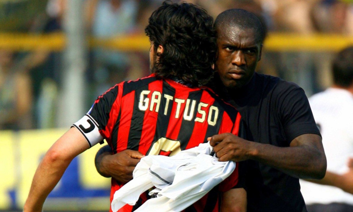 Ex-atacante do Atlético lembra treta entre Gattuso e Seedorf: ‘Pegou pelo pescoço’ -  (crédito: No Ataque Internacional)