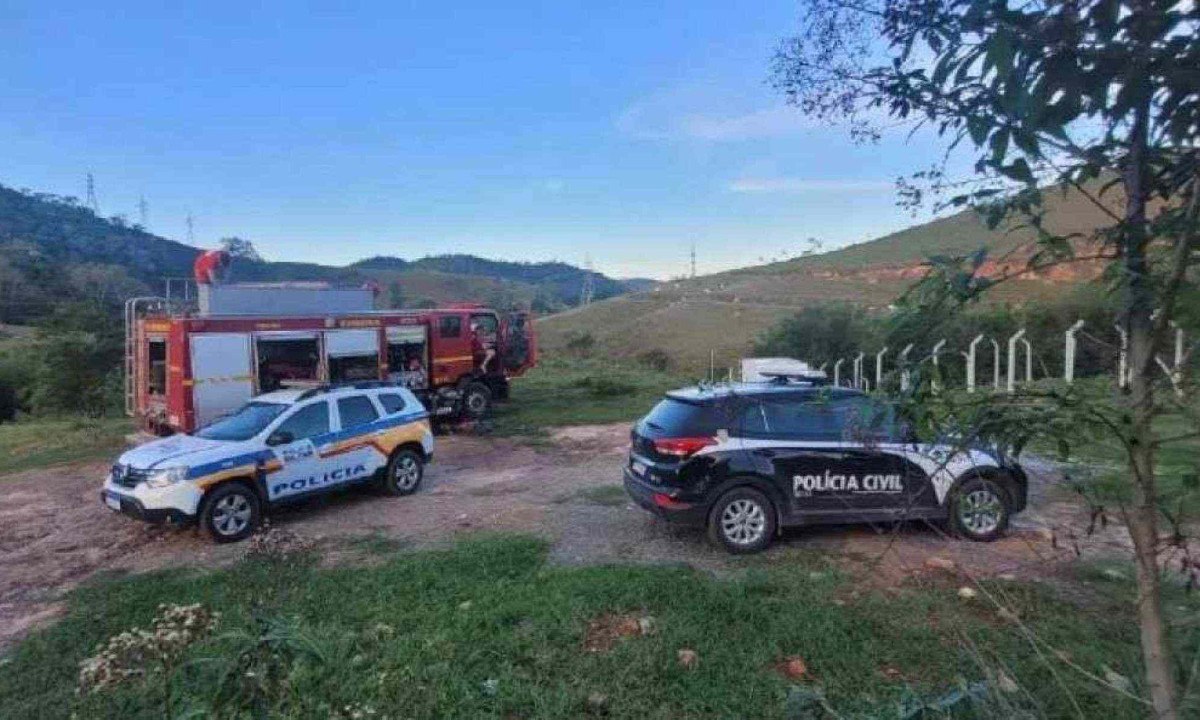 Corpo de jovem de 21 anos foi encontrado na tarde dessa quarta-feira (24) pelo Corpo de Bombeiros -  (crédito: CBMMG)