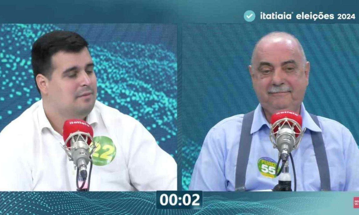 O debate foi o primeiro realizado no segundo turno das eleições municipais de Belo Horizonte -  (crédito: Reprodução/YouTube)