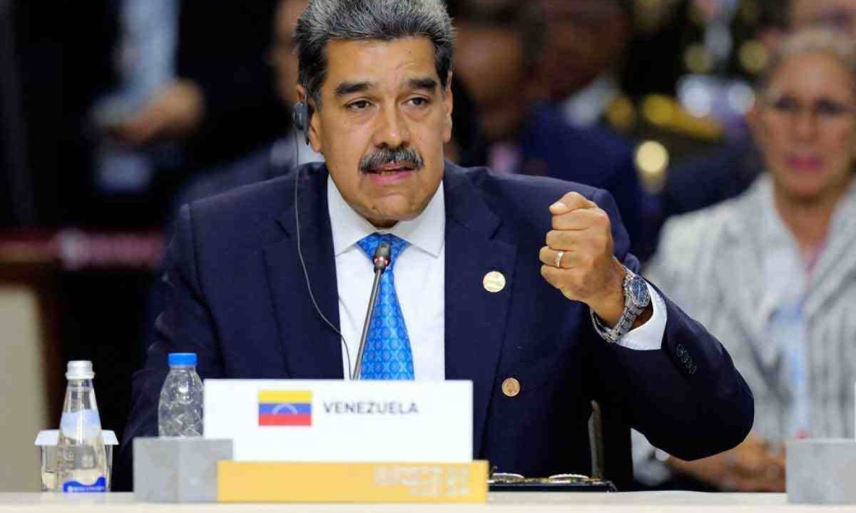 Nicolás Maduro foi a Kazan, mas a entrada da Venezuela nos Brics foi barrada -  (crédito: AFP)