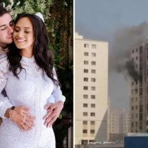 Casal e bebê morreram em incêndio causado por produto tóxico, diz polícia - Redes sociais/Reprodução de TV