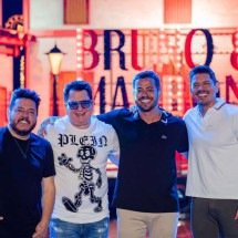 Bruno e Marrone grava DVD com participação da dupla Henrique e Diego - Acervo Pessoal