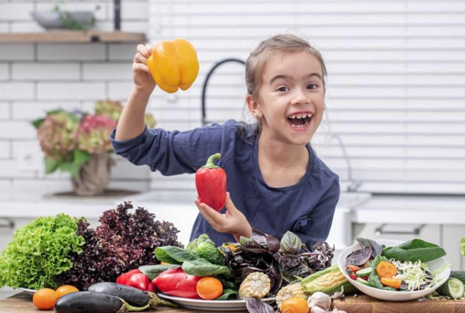 Alimentação na infância: a importância das cores no prato