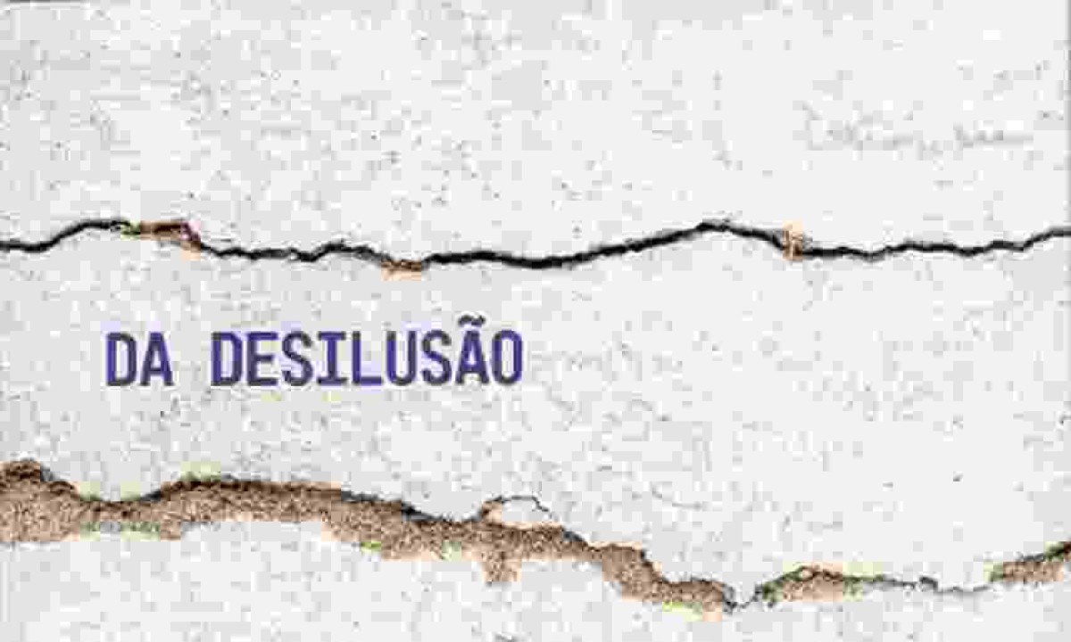 Capa do livro "Da Desilusão" -  (crédito: reprodução)